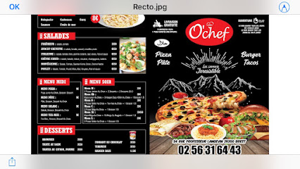 Pizza de O'chef à Brest